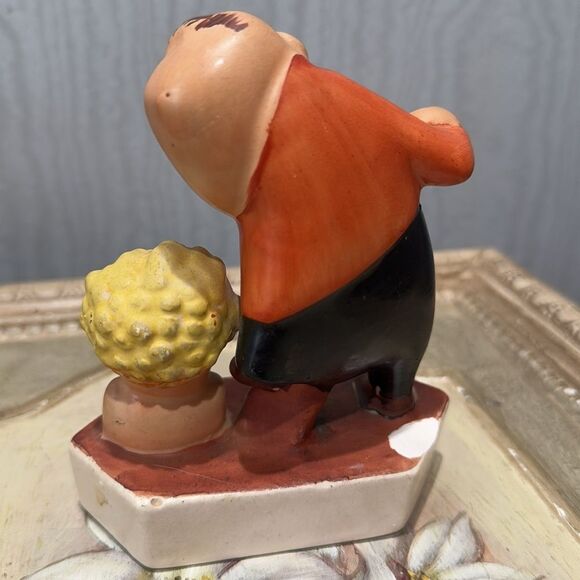 Rare Vintage 50s Ucagco Dark Humor Figurine Couple Husband Wife Made in Japan - Picture 3 of 12